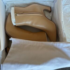 Chloe Beige Ankle Boots